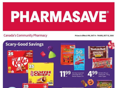 Pharmasave Flyer Thumbnail valid from Friday October 9, 2026 to Thursday October 15, 2026