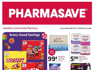 Pharmasave Flyer Thumbnail valid from Friday October 9, 2026 to Thursday October 22, 2026