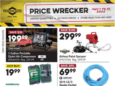 Princess Auto Flyer Thumbnail