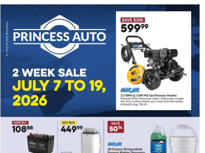 Princess Auto Flyer Thumbnail