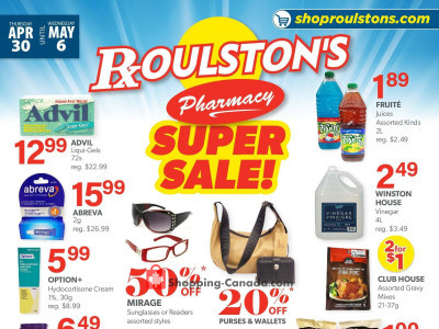 Roulston's Pharmacy Flyer