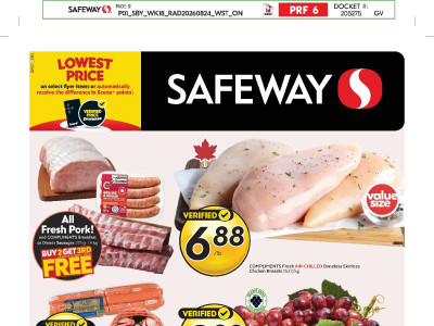 Thumbnail - Safeway flyer Flyer