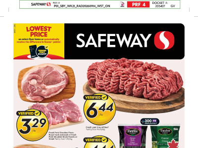 Thumbnail - Safeway flyer Flyer