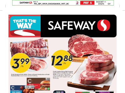 Safeway flyeronbc Flyer