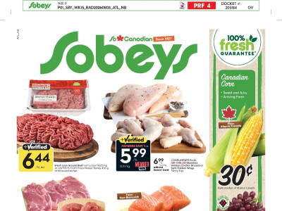 Sobeys Flyer Thumbnail valid from Thursday August 6, 2026 to Wednesday August 12, 2026