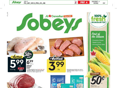 Sobeys Flyer Thumbnail valid from Thursday July 23, 2026 to Wednesday July 29, 2026