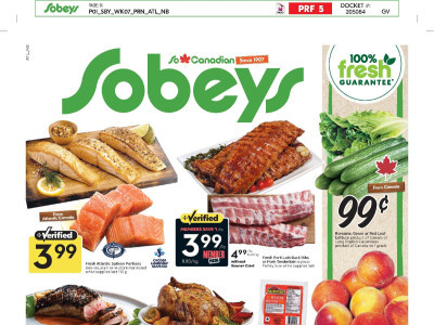 Sobeys Flyer Thumbnail valid from Thursday June 11, 2026 to Wednesday June 17, 2026