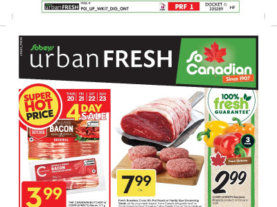 Thumbnail - Sobeys sobeysurbanfresh Flyer