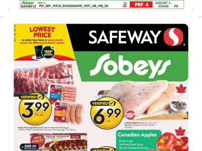 Sobeys Flyer Thumbnail valid from Thursday September 24, 2026 to Wednesday September 30, 2026