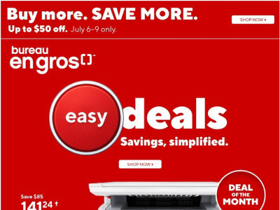 Staples Flyer Thumbnail valid from Friday July 3, 2026 to Thursday July 9, 2026