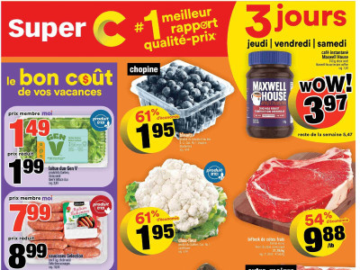 Super C Circulaire hebdomadaire Flyer