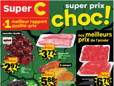 Super C Circulaire hebdomadaire Flyer