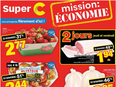 Super C Circulaire hebdomadaire Flyer