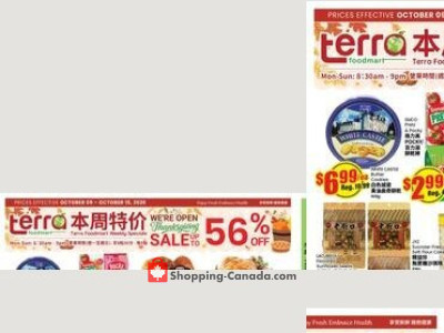 Terra Foodmart Weekly Flyer Terra Foodmart (L5K1R8-L5K1R8) Flyer