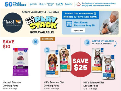 Tisol Pet Nutrition And Supply Stores flyers Flyer