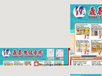 Tone Tai Supermarket Weekly Special Tone Tai Supermarket (M2J3K3-M2J3K3) Flyer