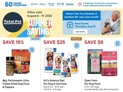 Total Pet flyer Flyer