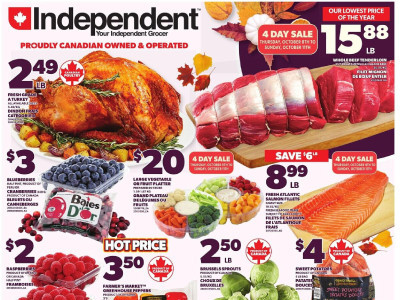 Your Independent Grocer Flyer Thumbnail valid from Thursday October 8, 2026 to Wednesday October 14, 2026