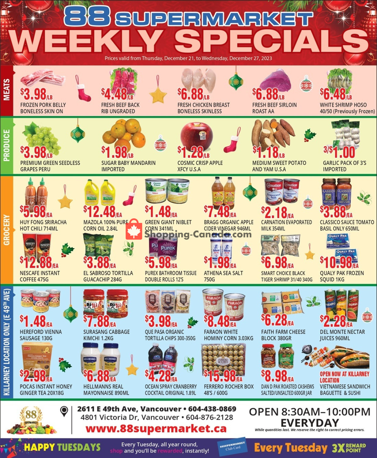 88 Supermarket flyer from Thursday December 21, 2023 to Wednesday December 27, 2023 - page 3