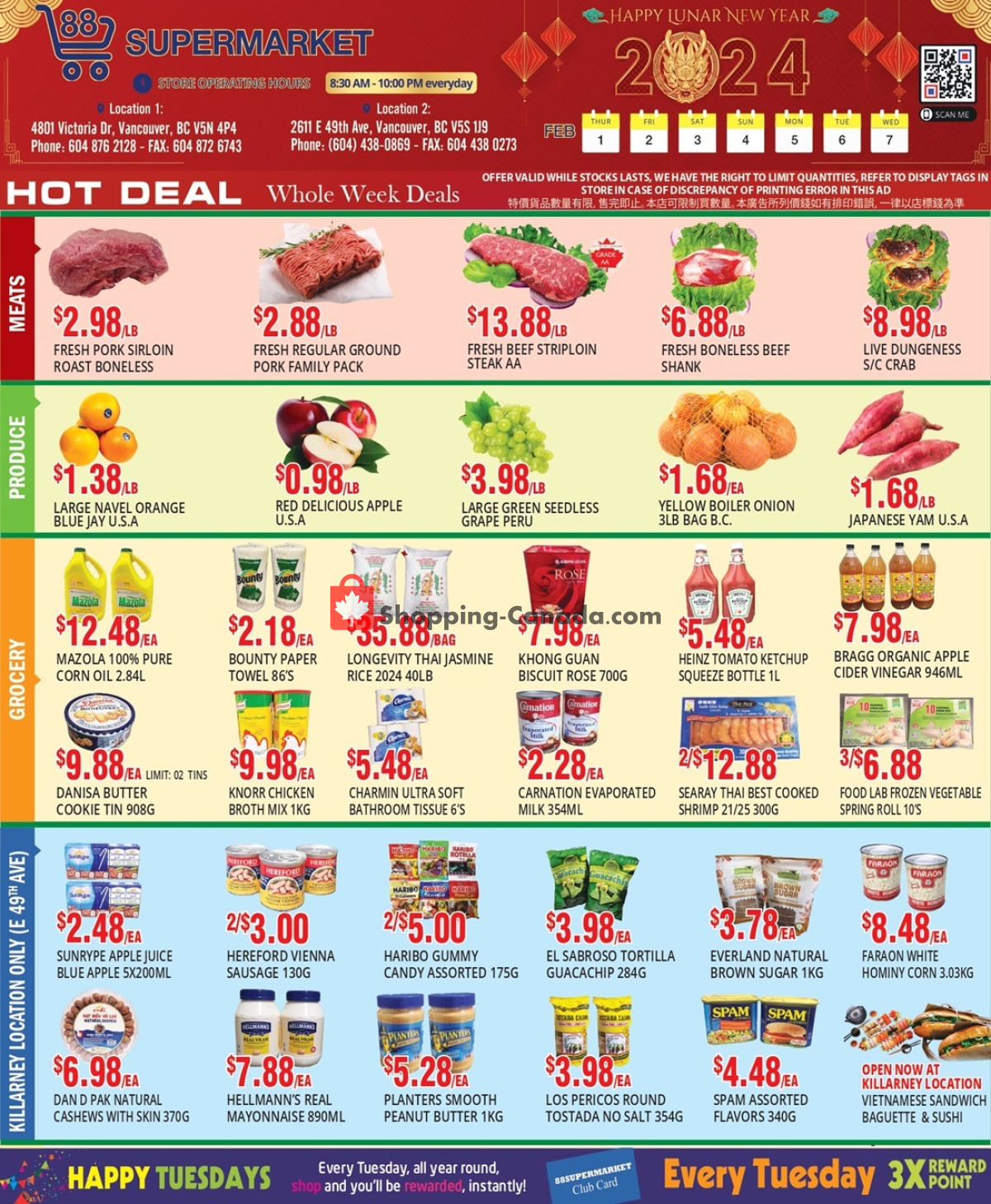 88 Supermarket flyer from Thursday February 1, 2024 to Wednesday February 7, 2024 - page 3