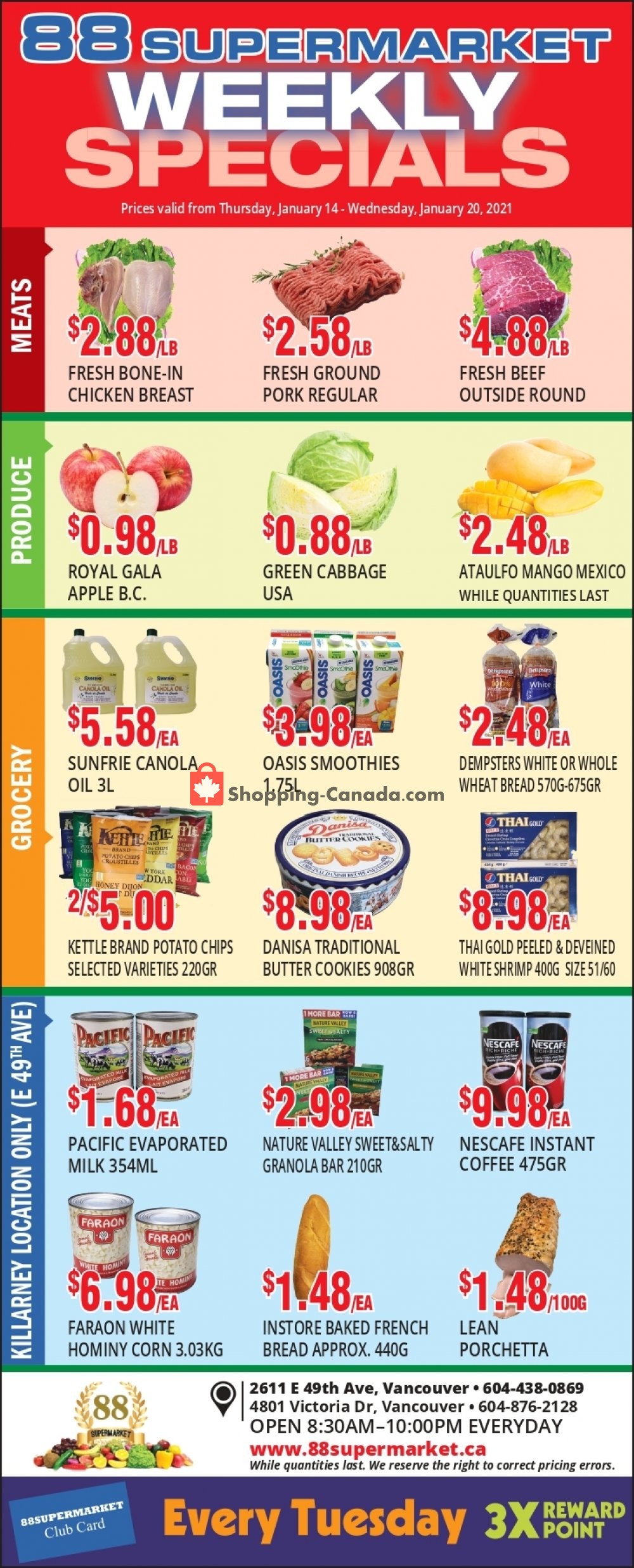 88 Supermarket flyer from Thursday January 14, 2021 to Wednesday January 20, 2021 - page 3