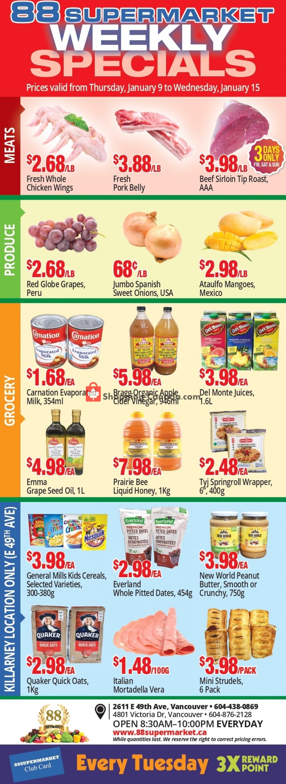 88 Supermarket flyer from Thursday January 9, 2020 to Wednesday January 15, 2020 - page 3