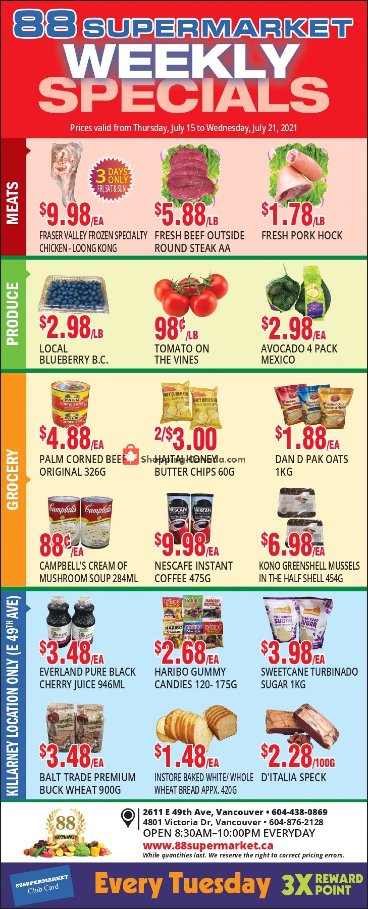 88 Supermarket flyer from Thursday July 15, 2021 to Wednesday July 21, 2021 - page 2