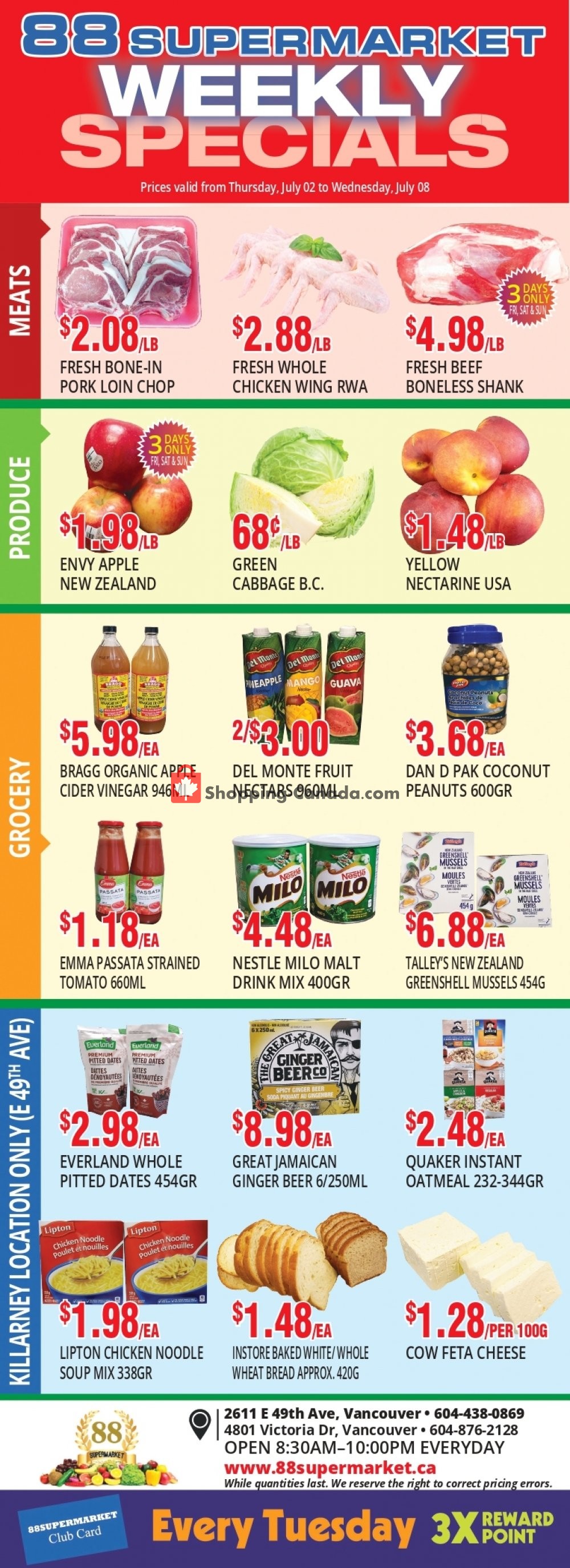 88 Supermarket flyer from Thursday July 2, 2020 to Wednesday July 8, 2020 - page 2
