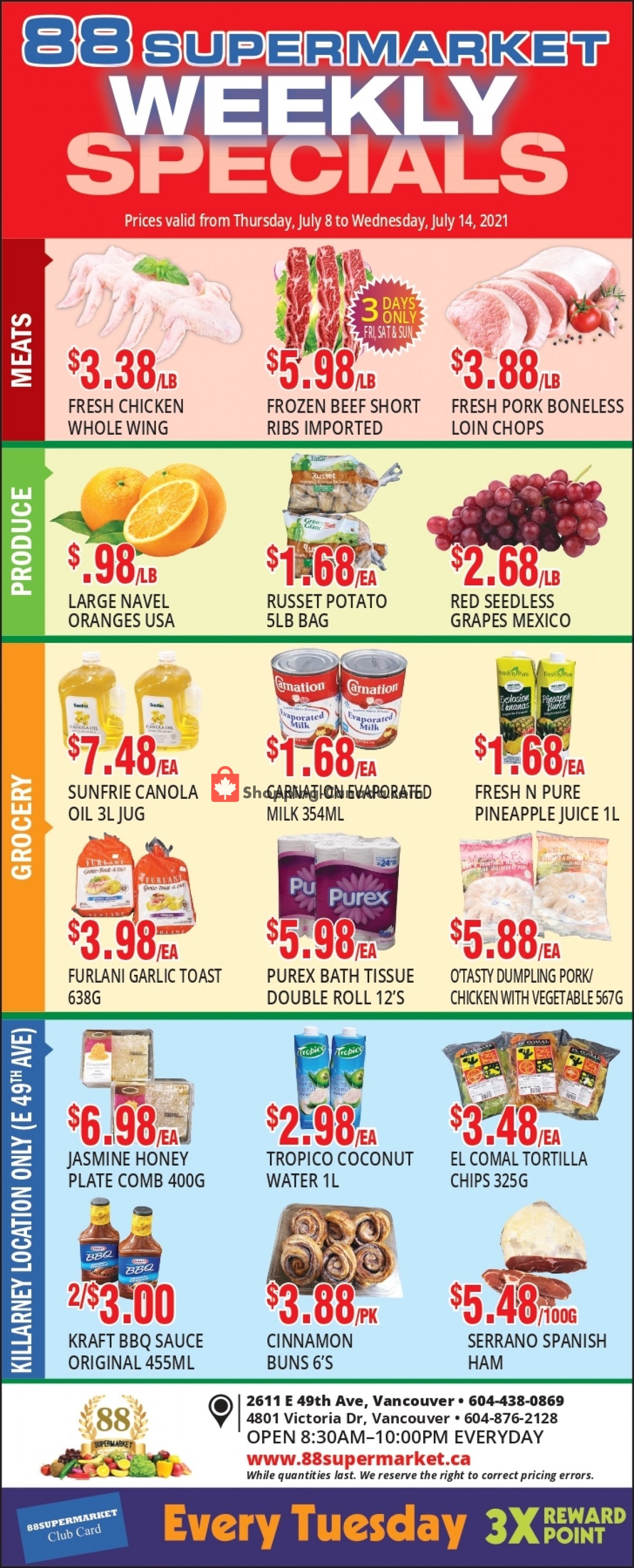 88 Supermarket flyer from Thursday July 8, 2021 to Wednesday July 14, 2021 - page 2