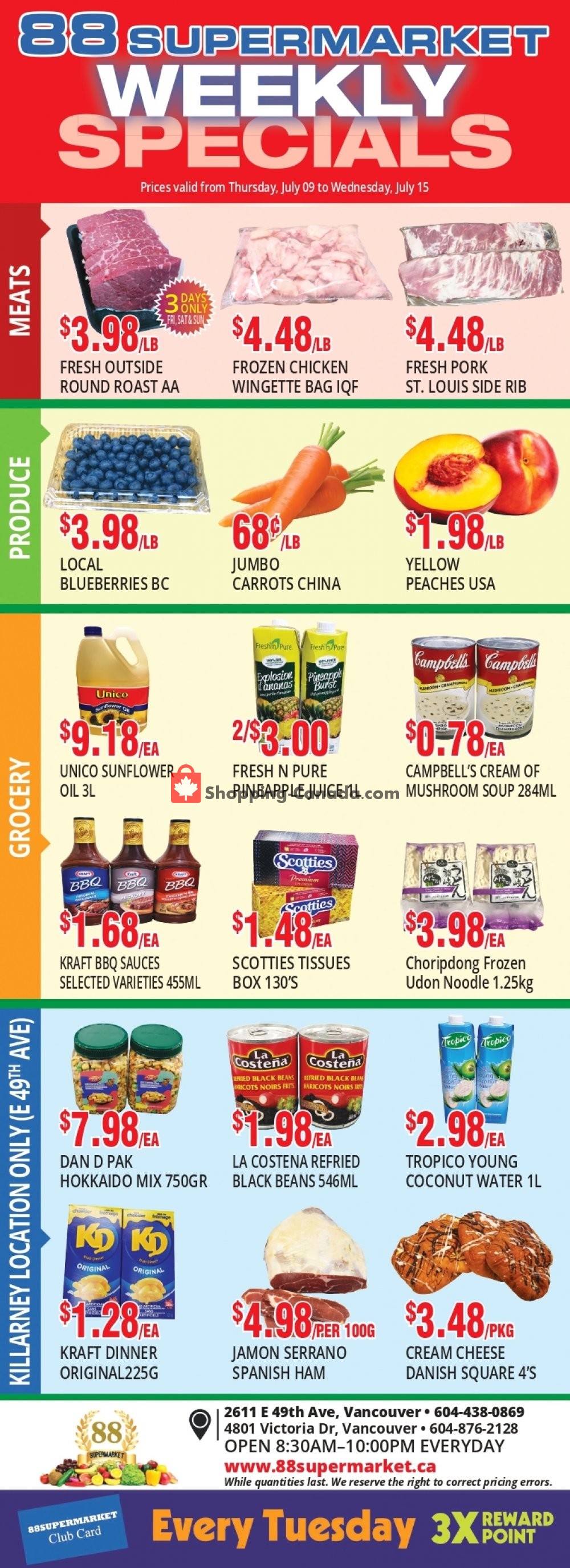 88 Supermarket flyer from Thursday July 9, 2020 to Wednesday July 15, 2020 - page 3