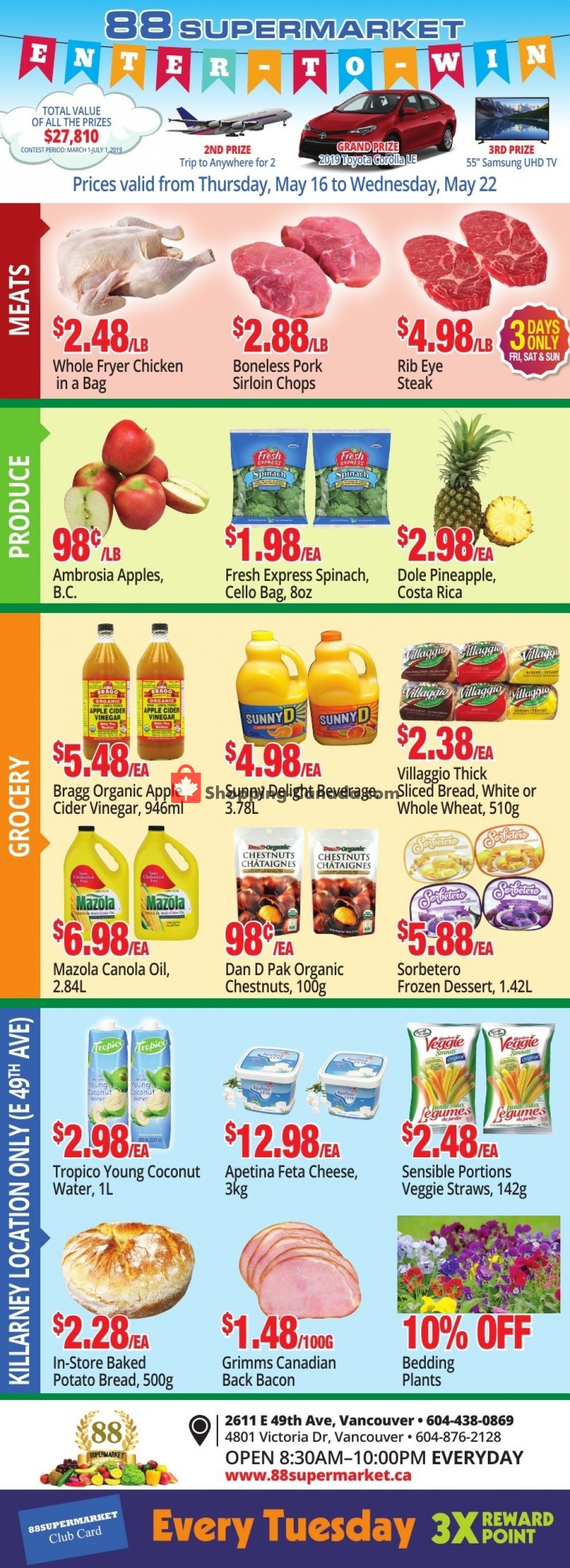 88 Supermarket flyer from Thursday May 16, 2019 to Wednesday May 22, 2019 - page 2