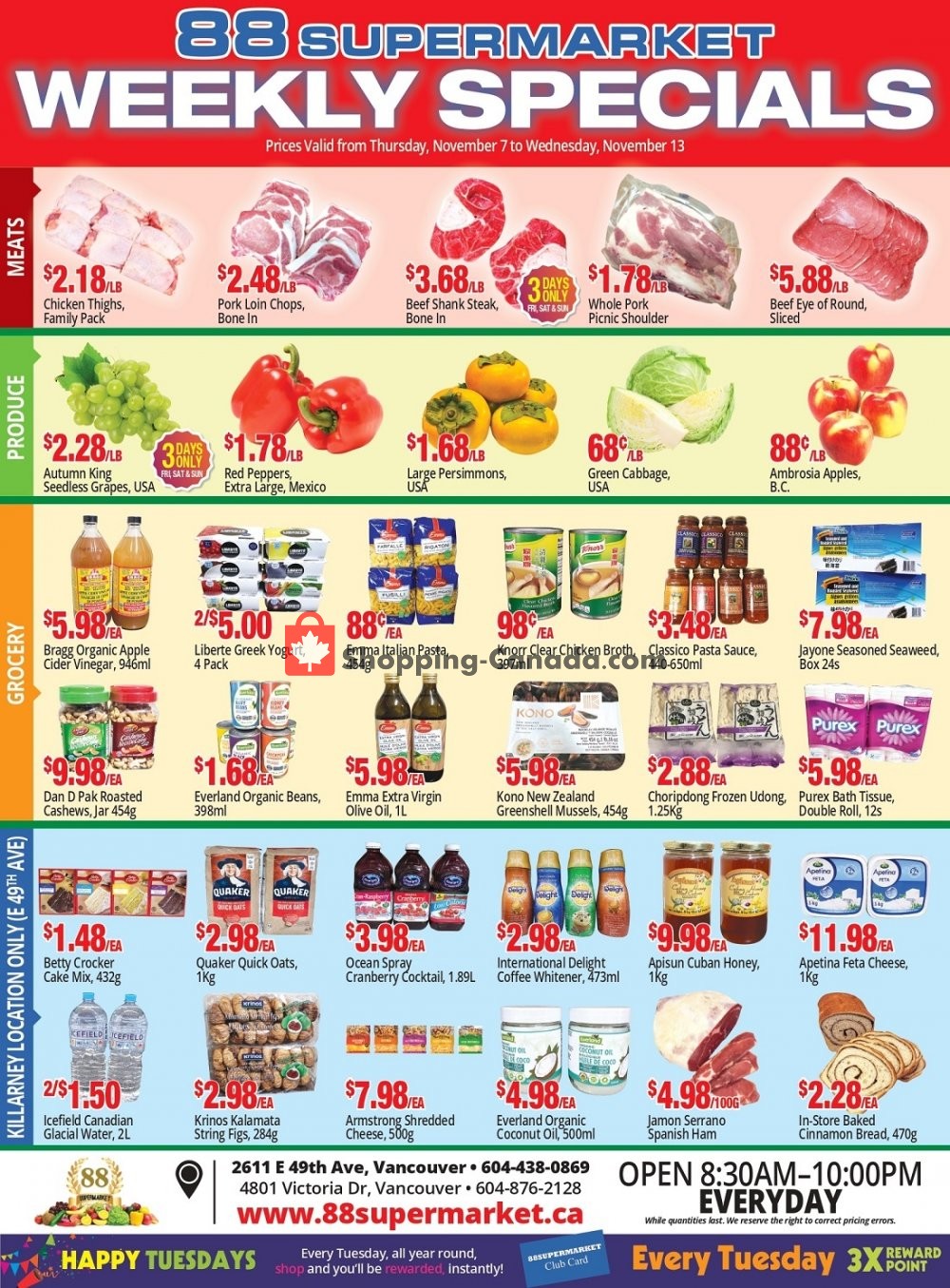 88 Supermarket flyer from Thursday November 7, 2019 to Wednesday November 13, 2019 - page 2
