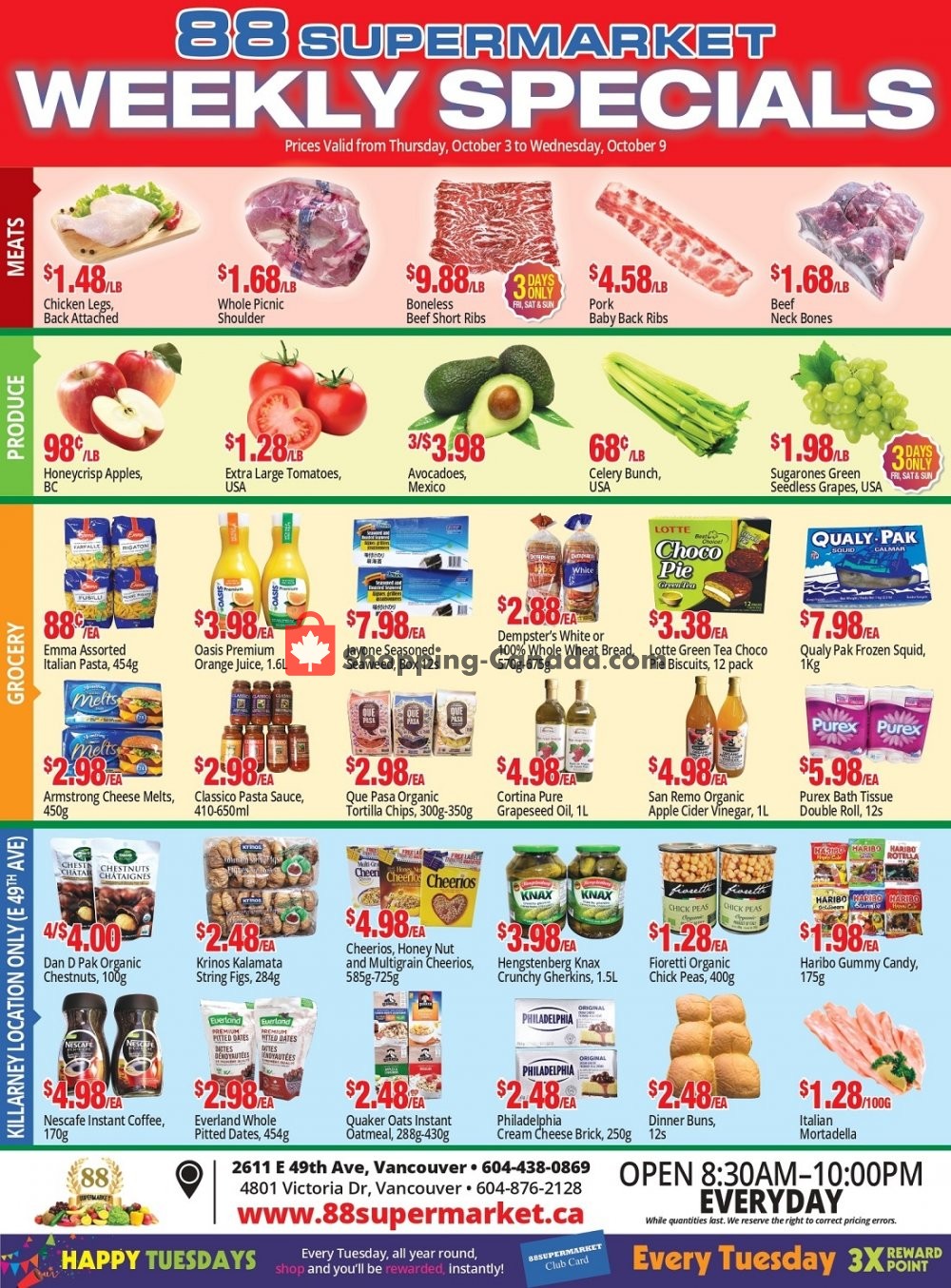 88 Supermarket flyer from Thursday October 3, 2019 to Wednesday October 9, 2019 - page 2