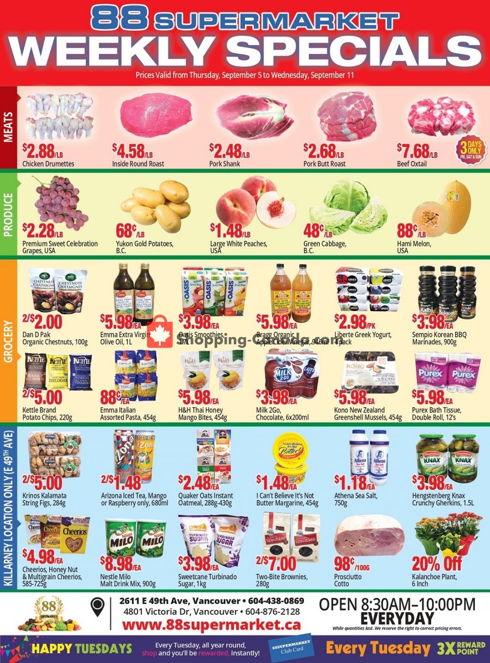 88 Supermarket flyer from Thursday September 5, 2019 to Wednesday September 11, 2019 - page 2