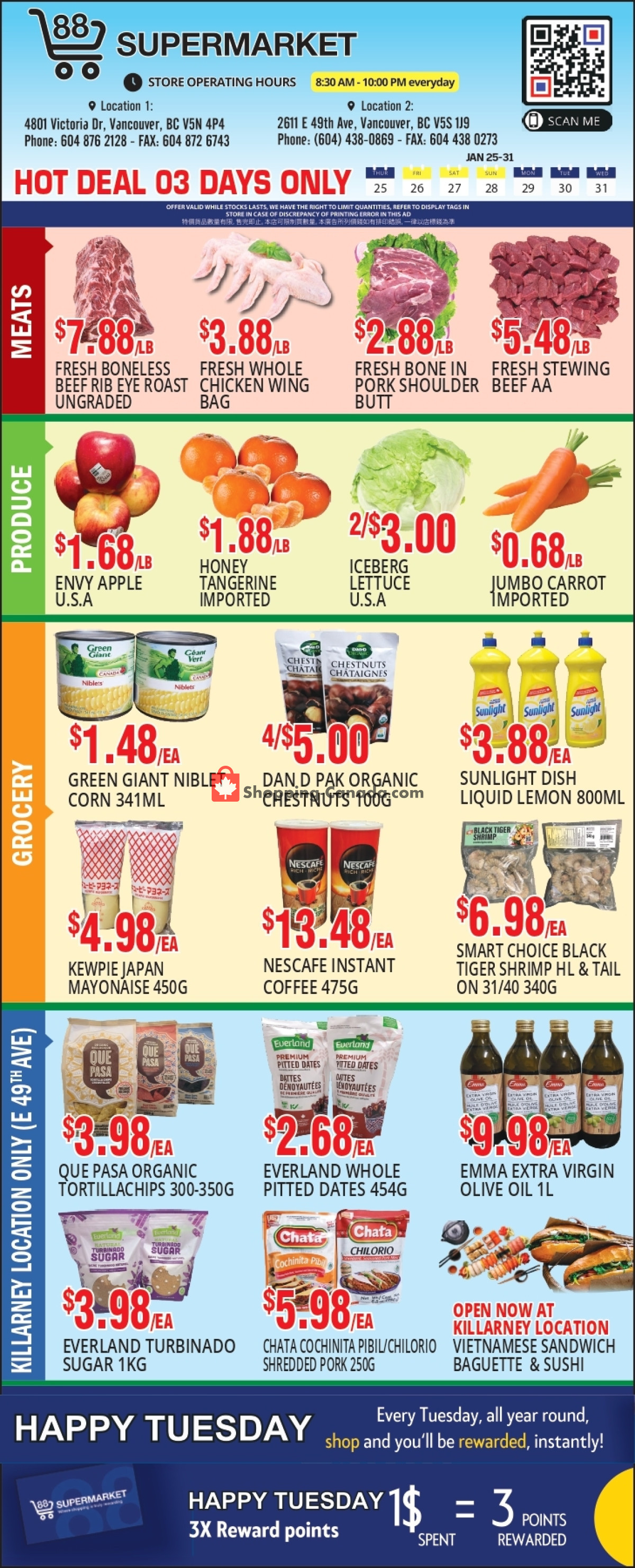 88 Supermarket flyer from Thursday January 25, 2024 to Wednesday January 31, 2024 - page 3