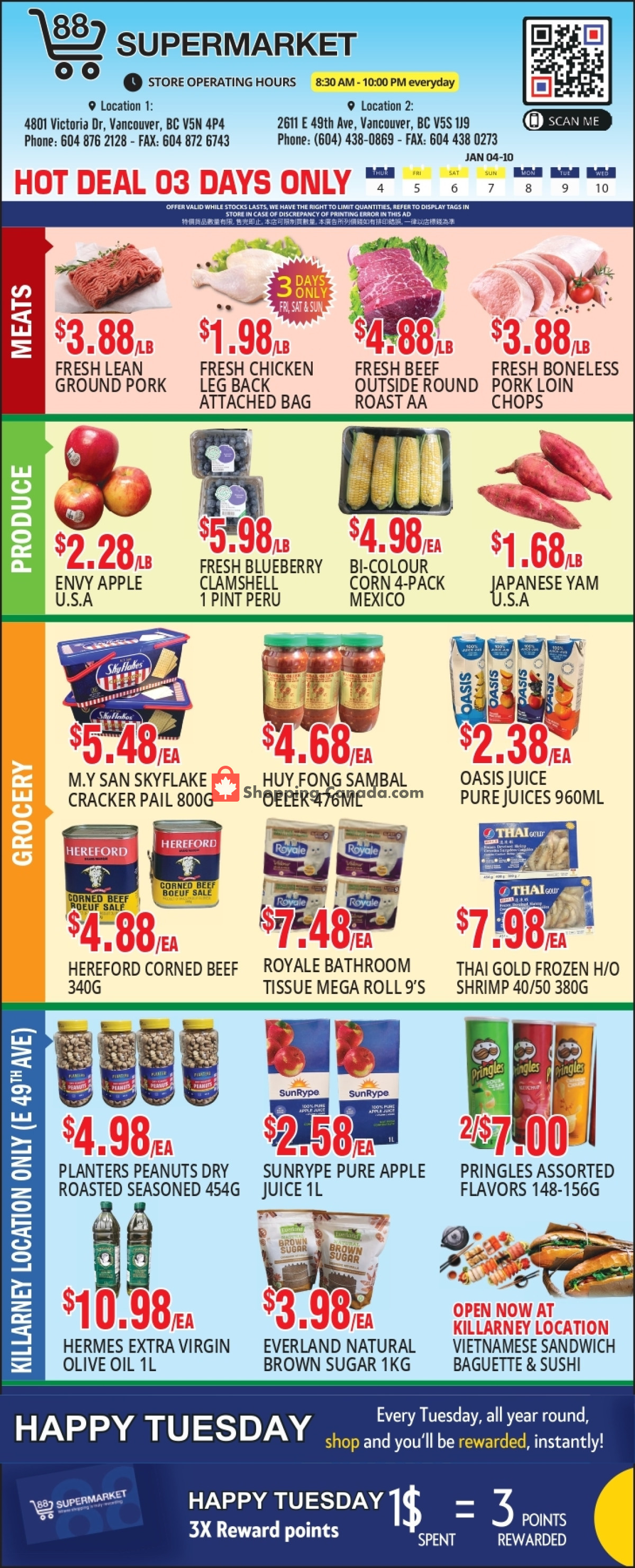 88 Supermarket flyer from Thursday January 4, 2024 to Wednesday January 10, 2024 - page 3