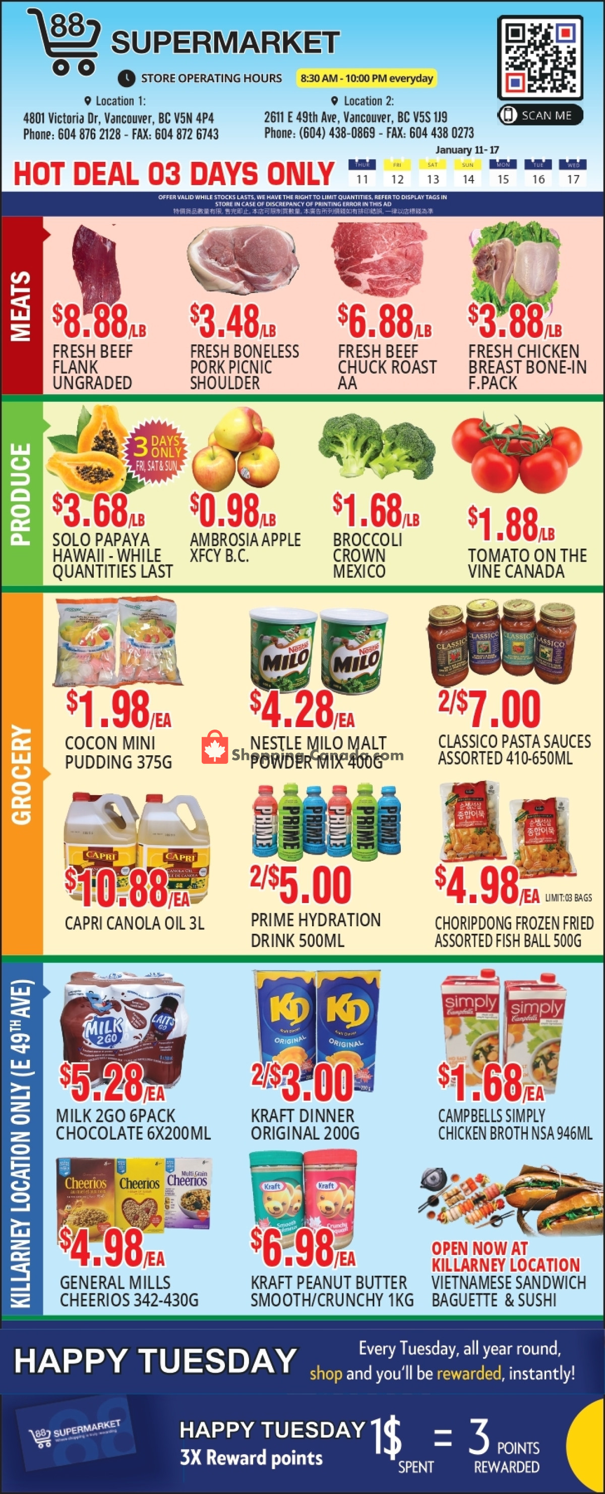 88 Supermarket flyer from Thursday January 11, 2024 to Wednesday January 17, 2024 - page 3