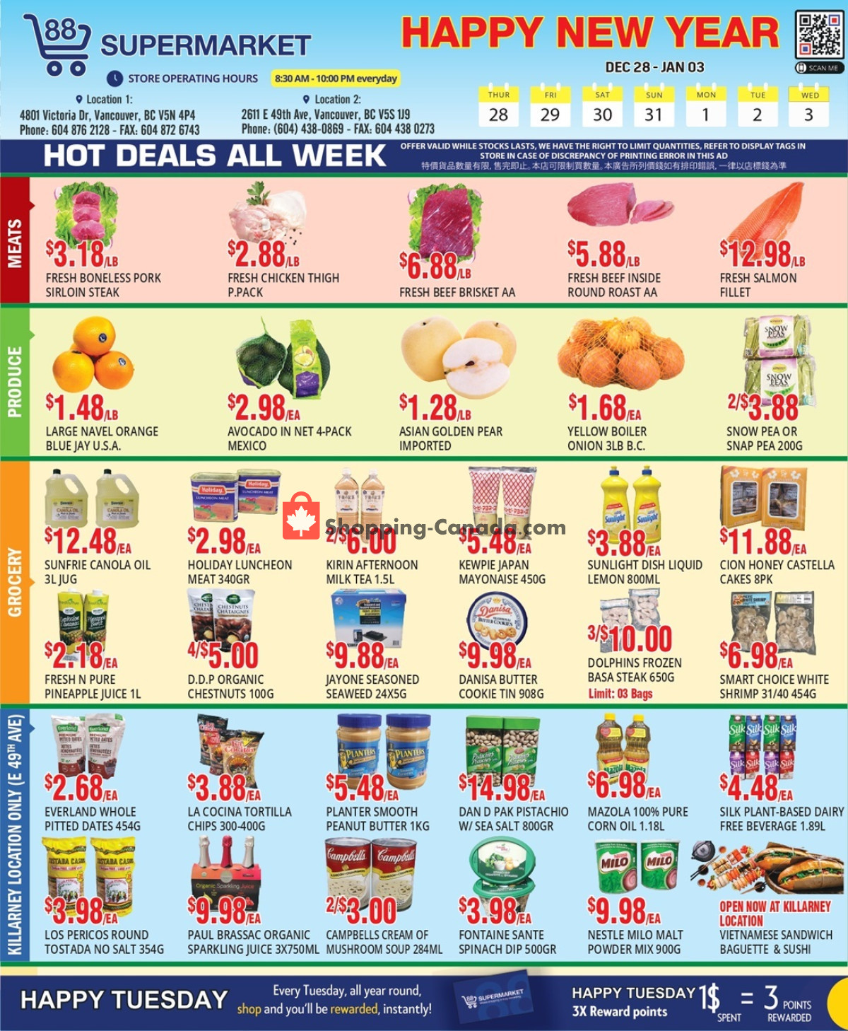 88 Supermarket flyer from Thursday December 28, 2023 to Wednesday January 3, 2024 - page 3