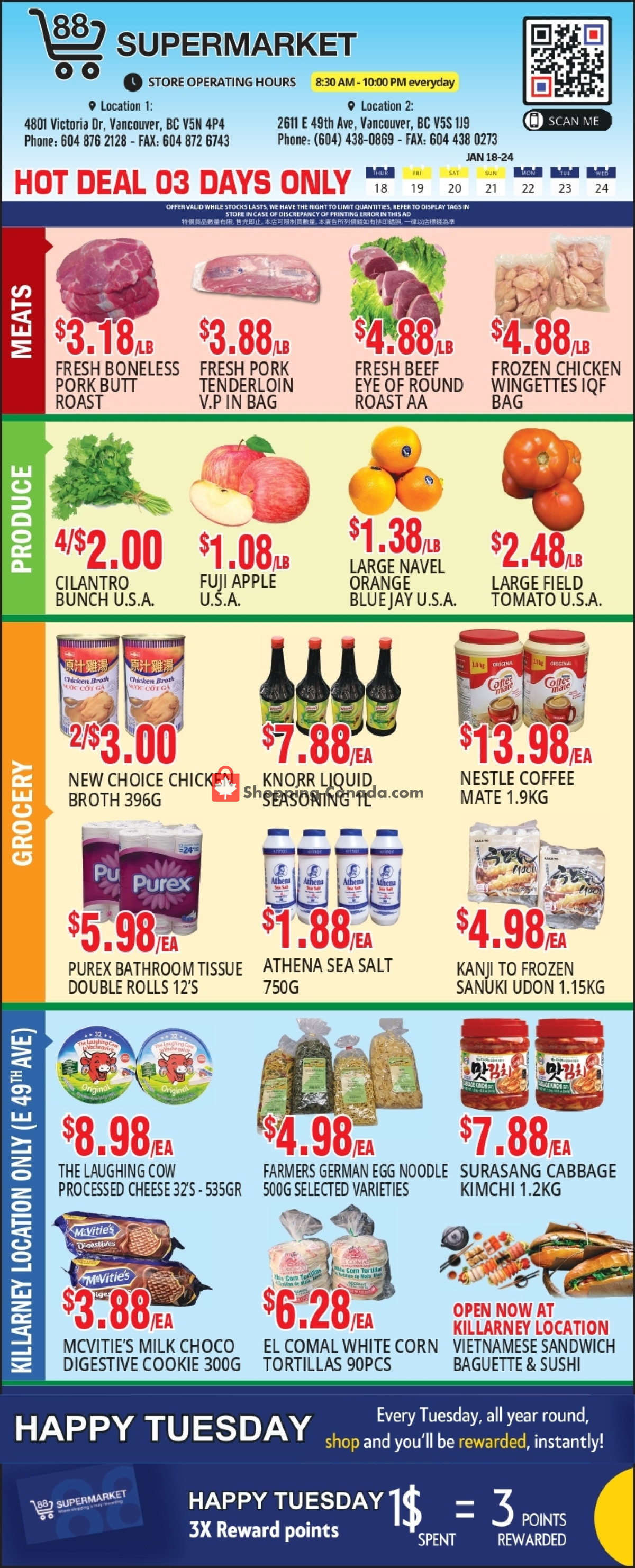 88 Supermarket flyer from Thursday January 18, 2024 to Wednesday January 24, 2024 - page 3