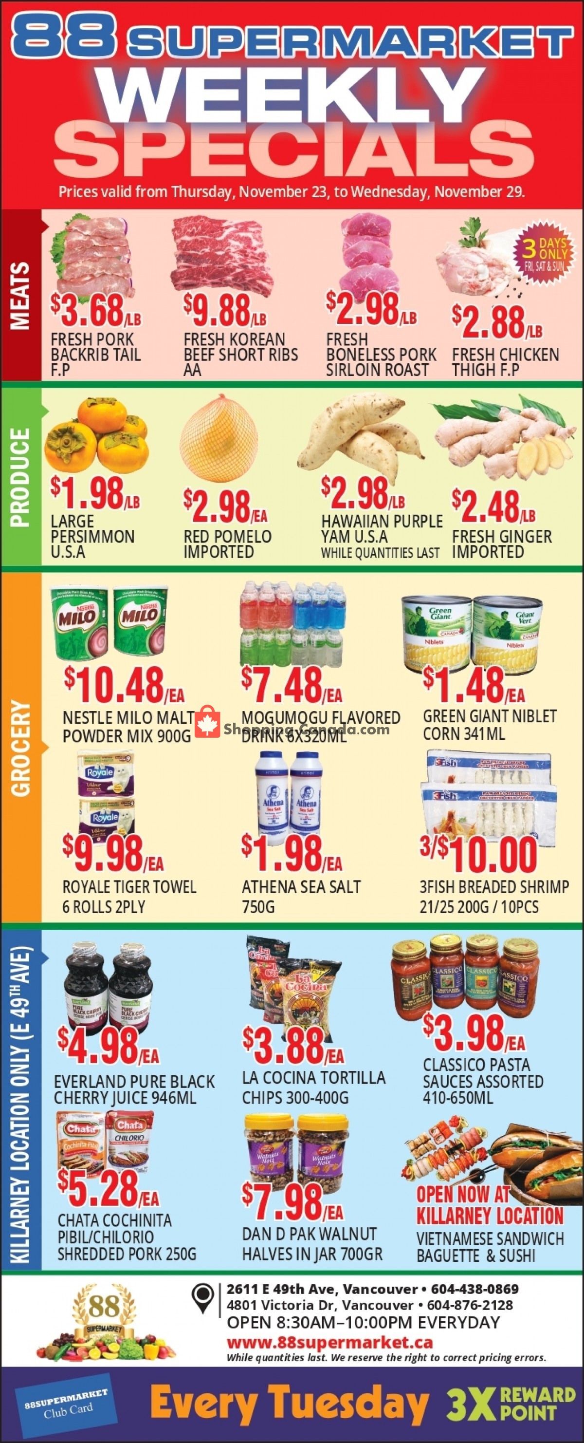 88 Supermarket flyer from Thursday November 23, 2023 to Wednesday November 29, 2023 - page 3