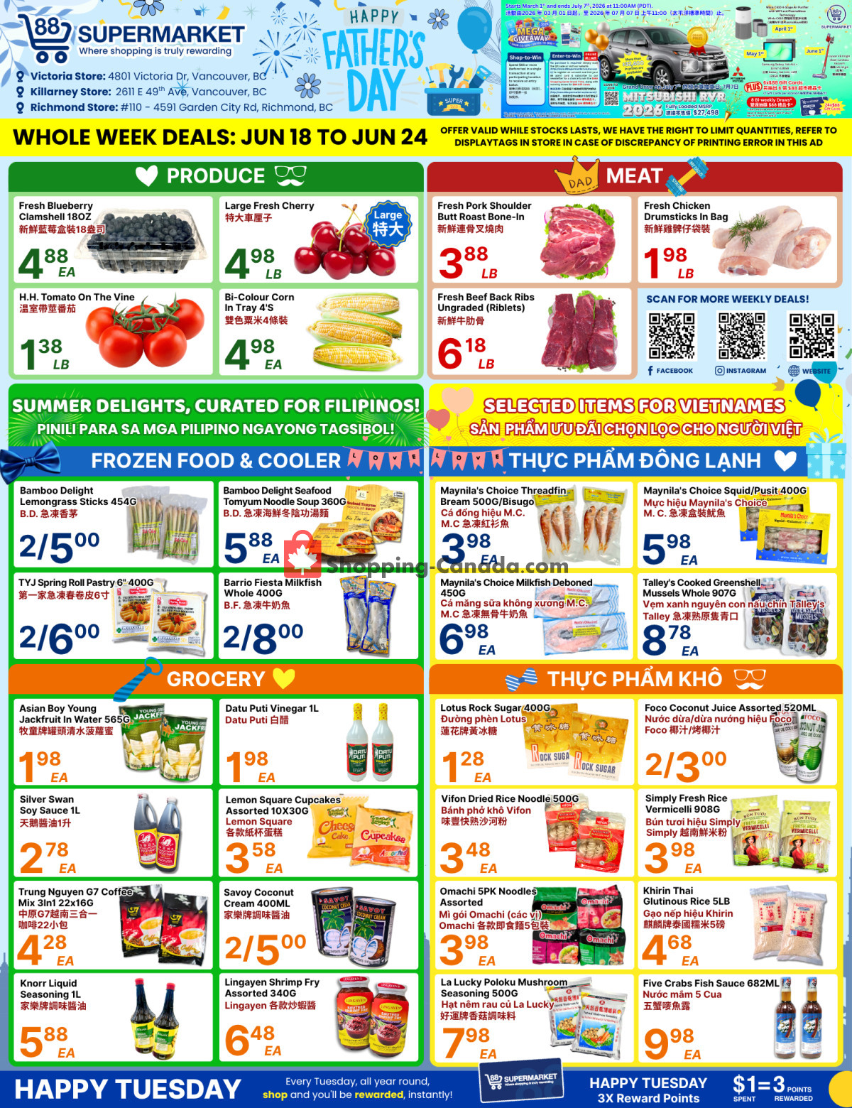 88 Supermarket flyer from Thursday June 18, 2026 to Wednesday June 24, 2026 - page 1