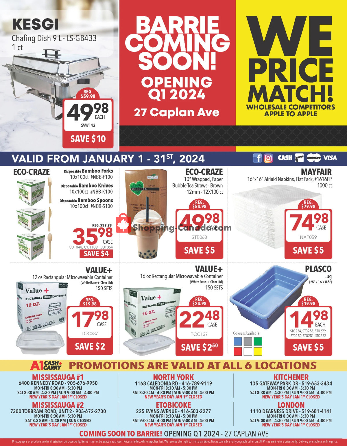 A1 Cash And Carry flyer from Monday January 1, 2024 to Wednesday January 31, 2024 - page 8
