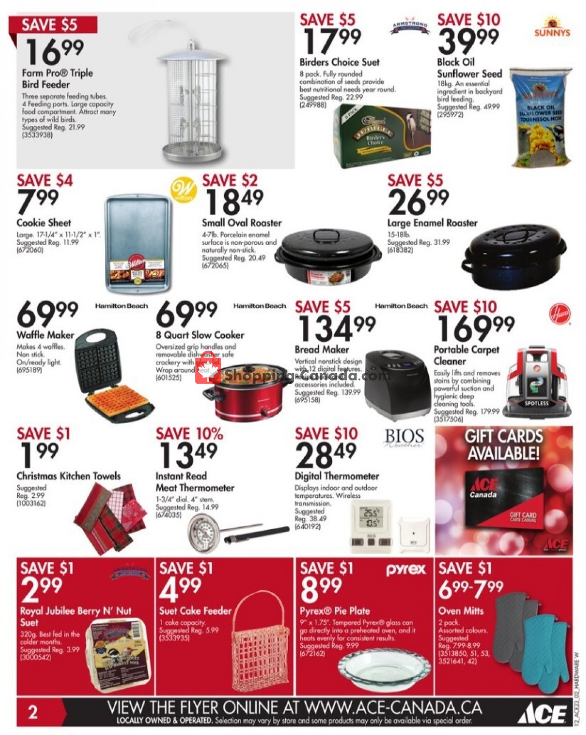 Ace Hardware flyer from Friday December 8, 2023 to Sunday December 17, 2023 - page 2
