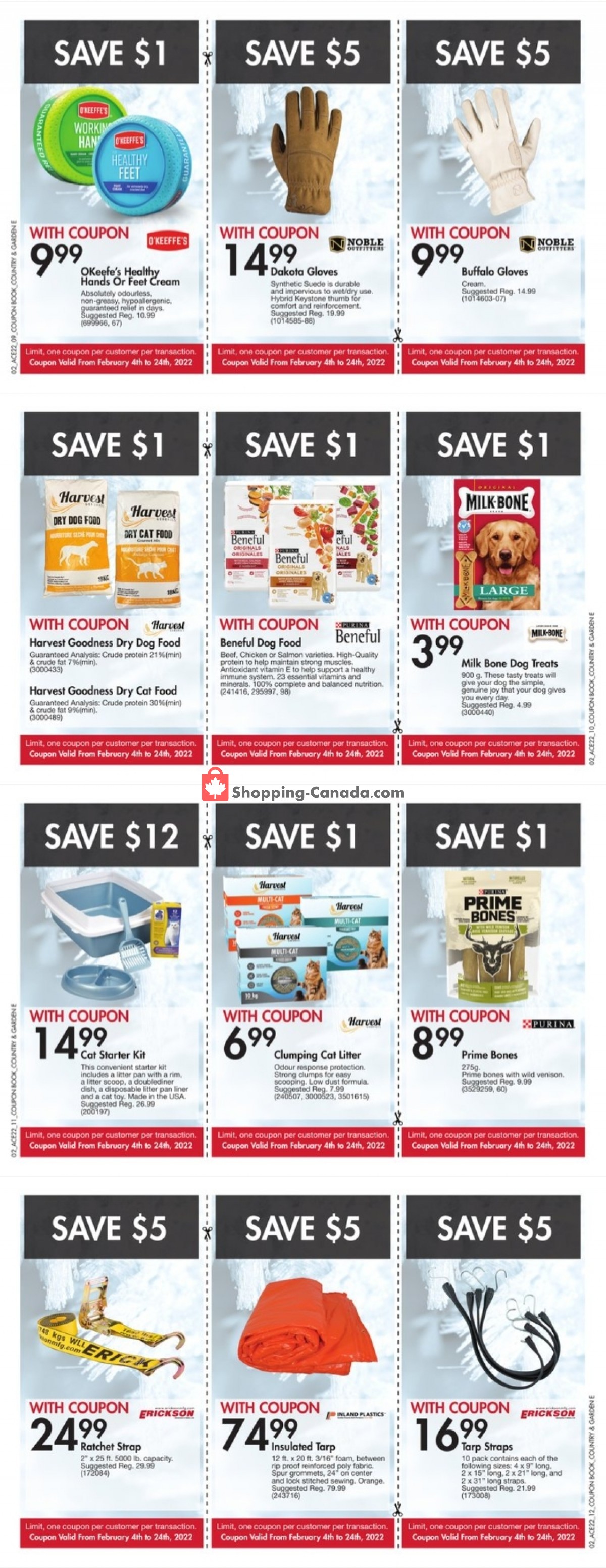 Ace Hardware Canada, flyer (February 2022 Coupon Book) February 4