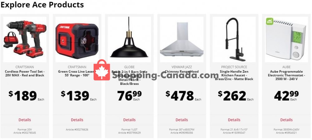 Ace Hardware flyer from Monday April 20, 2020 to Sunday April 26, 2020 - page 1