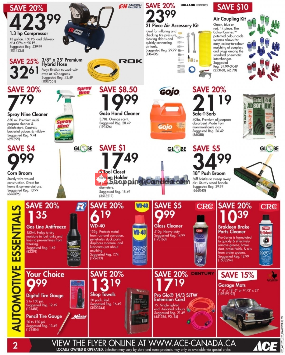 Ace Hardware Canada, flyer (New Year, Big Savings) January 13