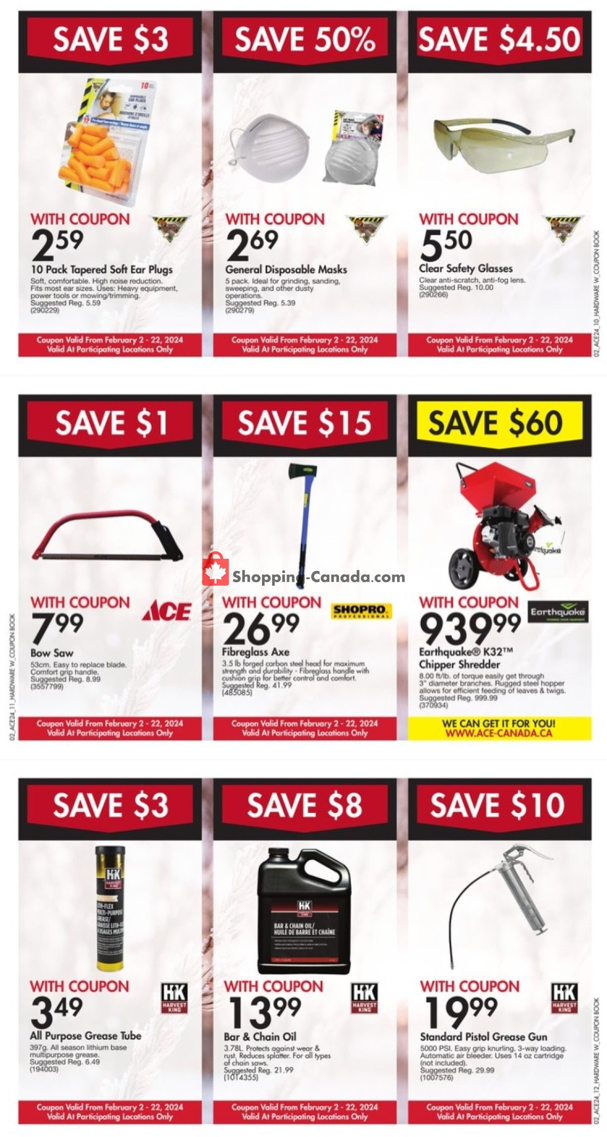 Ace Hardware flyer from Friday February 2, 2024 to Thursday February 22, 2024 - page 4