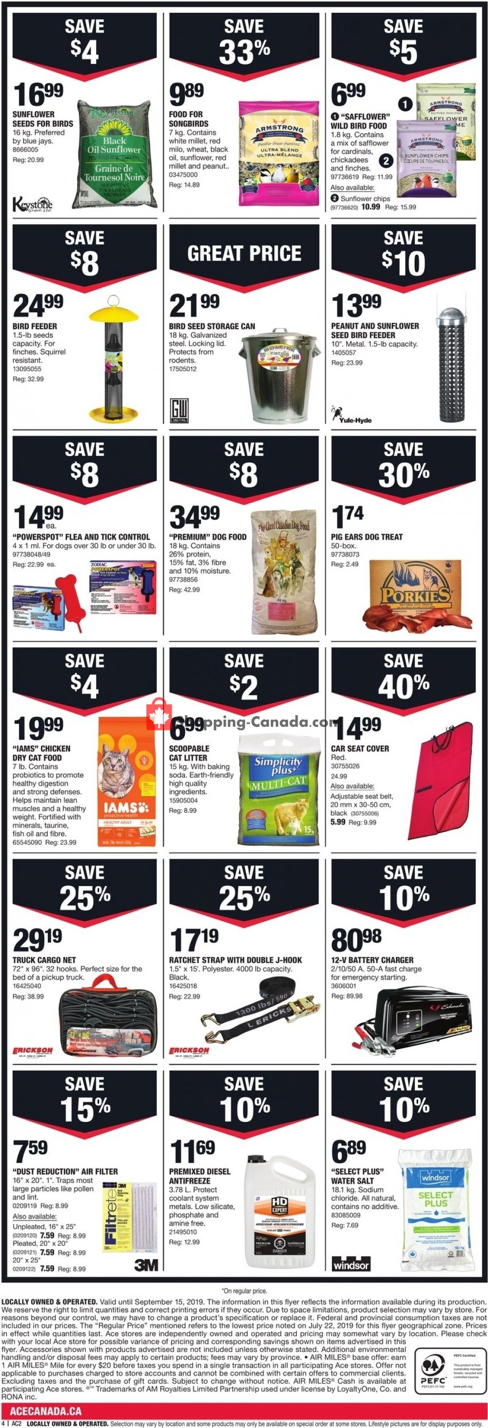 Ace Hardware flyer from Thursday September 5, 2019 to Sunday September 15, 2019 - page 4