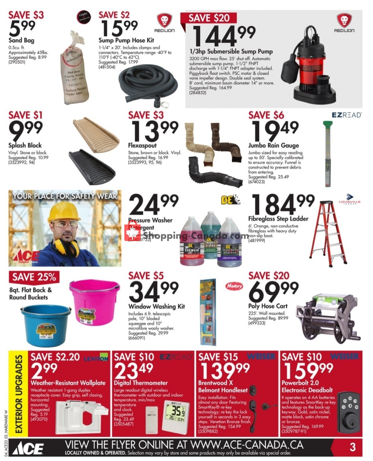 Ace Hardware flyer from Friday April 14, 2023 to Saturday April 22, 2023 - page 3