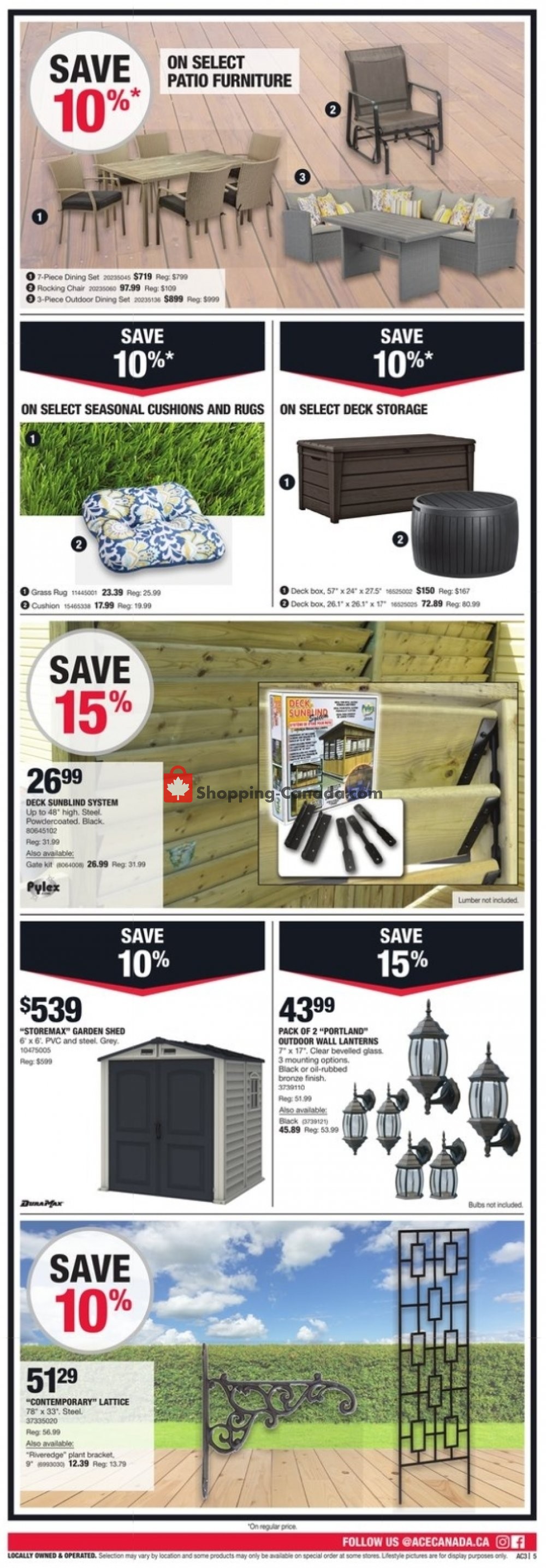 Ace Hardware flyer from Thursday May 2, 2019 to Sunday May 12, 2019 - page 5
